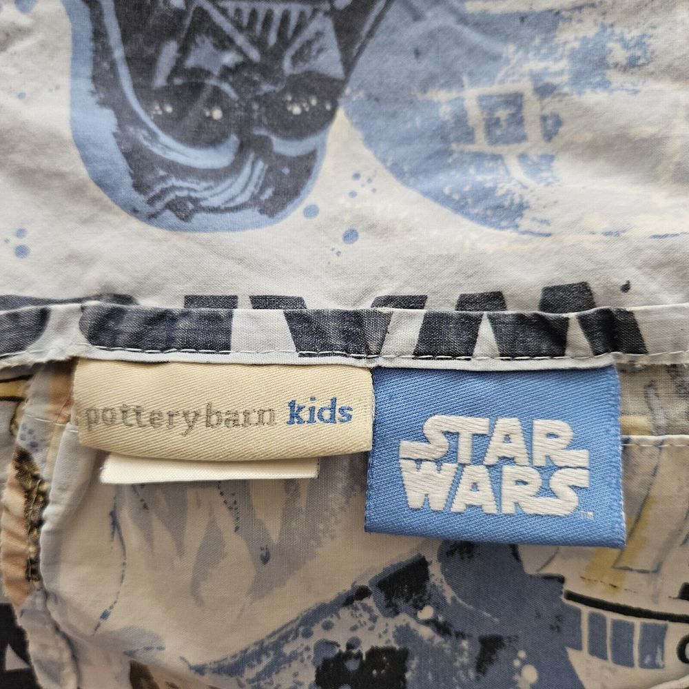 Pottery Barn Kids PBK Star Wars Twin Flat‎ Sheet 100% Cotton - Picture 5 of 7